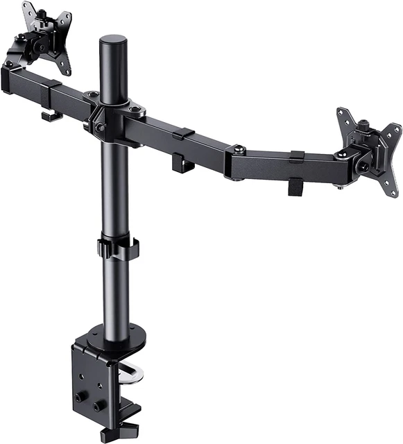 Ergear Dual Monitor Ständer für 13 bis 32 Zoll Bildschirme, Dual Monitor Arm ergonomisch