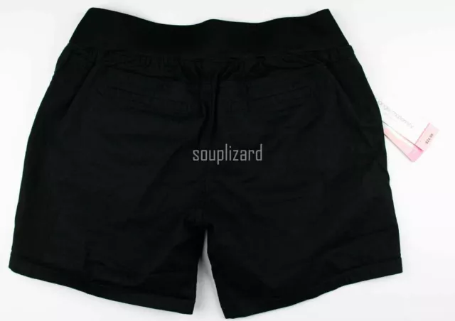 New Maternity Shorts Black Women's Cotton Liz Lange NWT Size Small 2