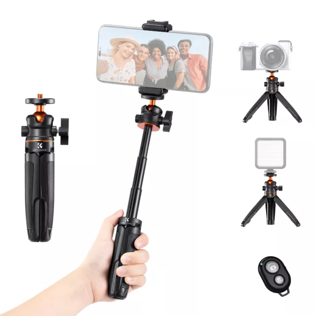 K&amp;F CONCEPT Trépied portable extensible pour perche à selfie en alliage G7H5