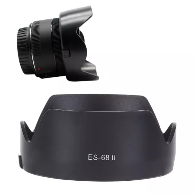 ES-68II Petal Lens Hood Shade For Canon EF 50mm f/1.8 STM 49mm Lens 3