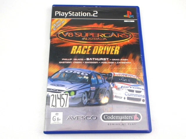 V8 SUPERCARS AUSTRALIA Race Driver Ps2 Game Playstation 2 Codemasters ...
