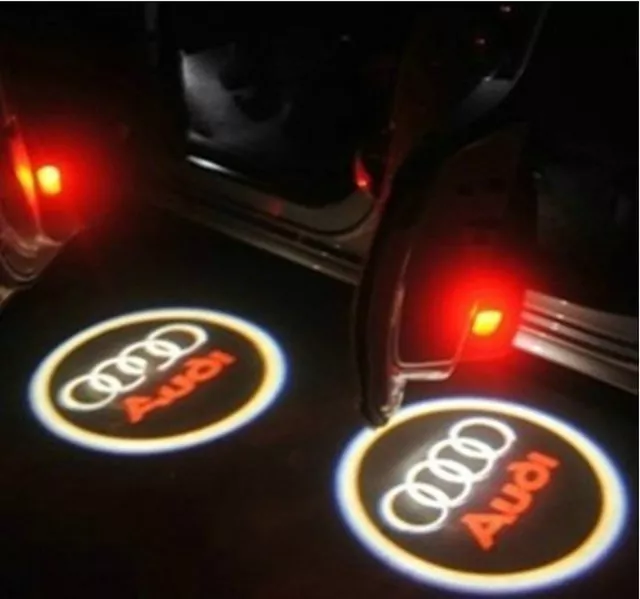 KIT LUCI LED Logo Proiettori Auto Portiere Audi A3 S3 A4 S4 RS4 A5 S5 A6 Q5  R8 EUR 29,90 - PicClick IT