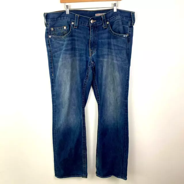 True Religion Originals Bobby Jeans USA Men's Size 40 Straight Leg Blue (44x34)
