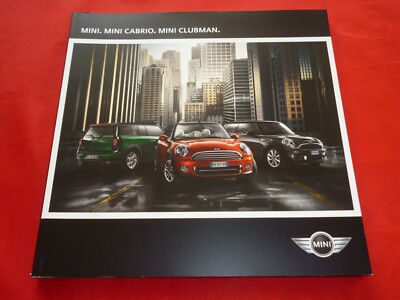MINI R55 R56 R57 Hatch Convertible Clubman One Cooper Cooper S Brochure ...