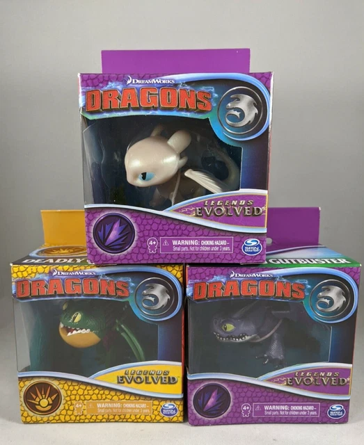 HOW TO TRAIN Your Dragon Legends Evolved 2" Figure Set of 3 27.99