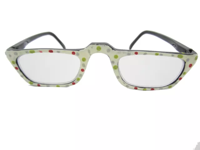 HAND Painted Reader reading Glasses + Free case $5.00 R77-7W