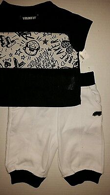 TRUKFIT Ragazze 2-Piece Completo Camicia Maglietta & Set Pantaloni Taglia 3T 2
