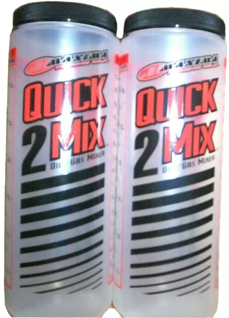 QUICK MIX 2 strke oil measuring cup with lid MAXIMA ratio rite type Fuel  mixture $9.95 - PicClick