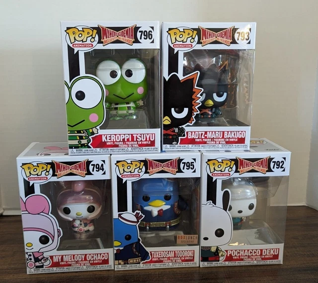 Funko Pop My Hero Academia x Sanrio Set Of 5 Including Exclusives