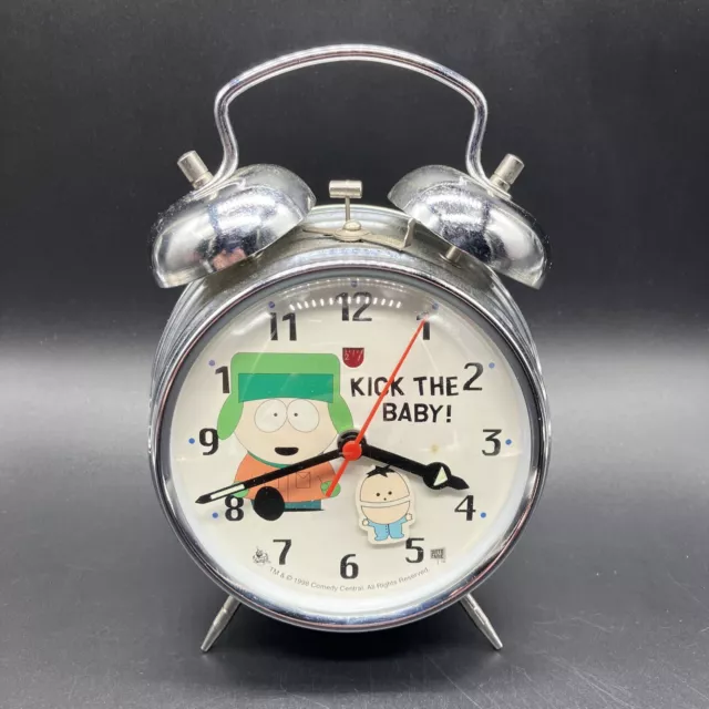 Rare 1998 South Park Kyle & Ike "Kick the Baby" Alarm Clock Comedy Central