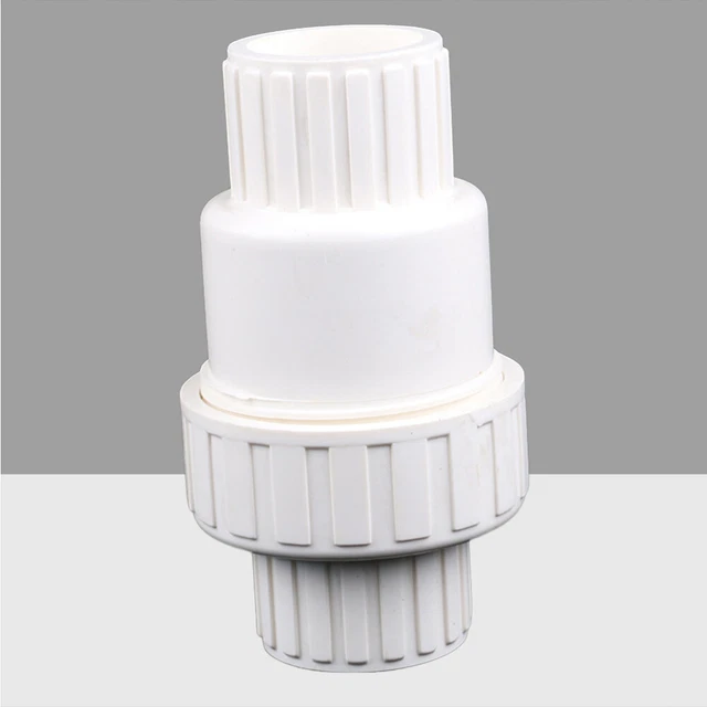 YINLUCK UPVC Kugelrückschlagventil 50mm - Einweg-Ventil Für Gartenbewässerung & Aquarium