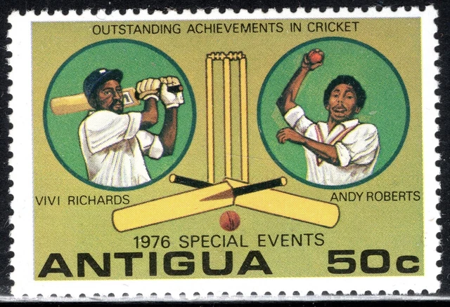 Antigua Stamp Scott #456, 50p, Cricket, OG, MNH, SCV$3.50