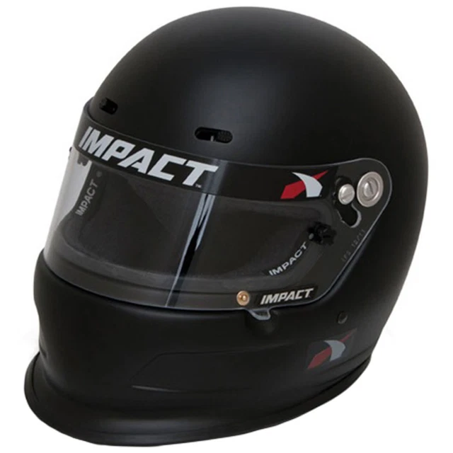 Impact Racing 14020412 Helmet Charger Medium Flat Black Sa2020