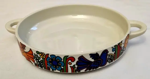 Rare Ancien Plat Rond 18 Cm Service Acapulco  Villeroy & Boch