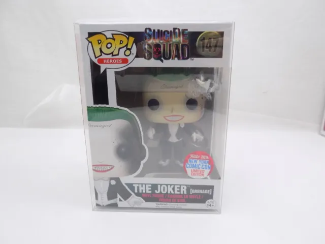 Brand New Funko Pop The Joker (Grenade) 147 Suicide Squad Vinyl Figure