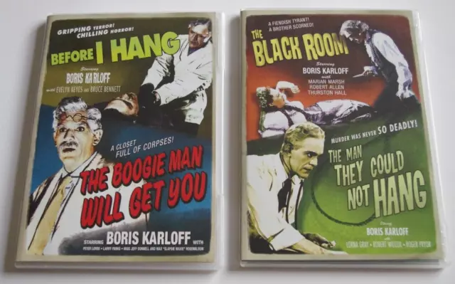 BORIS KARLOFF 4 CLASSIC FILM Collection region 1 dvd