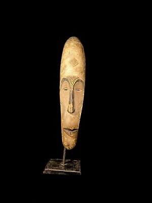 African art handcrafted from one piec tribal mask BIG  -Lega Lukwakongo mask 380