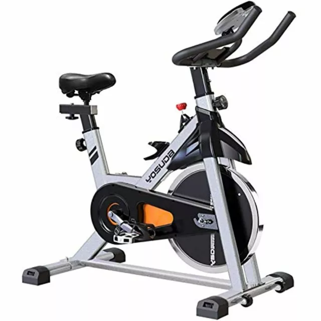 Indoor Cycling Bike - Cycle Bike With Ipad Mount ＆ Gray Comfortable Cushed Sea