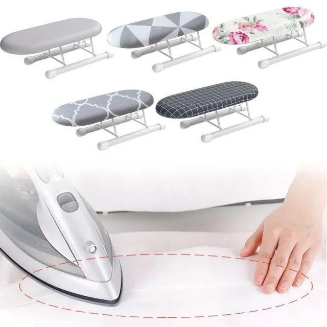 Mini Table Top Ironing Board with Foldable Legs Portable and Lightweight