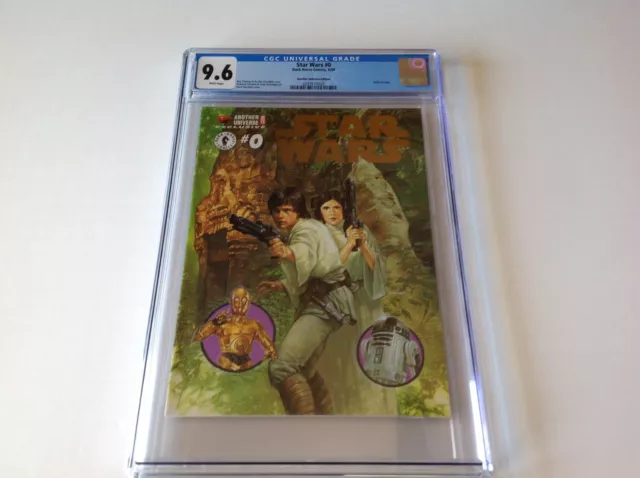 Star Wars 0 Cgc 9.6 White Another Universe Gold Foil Variant Dark Horse Comics