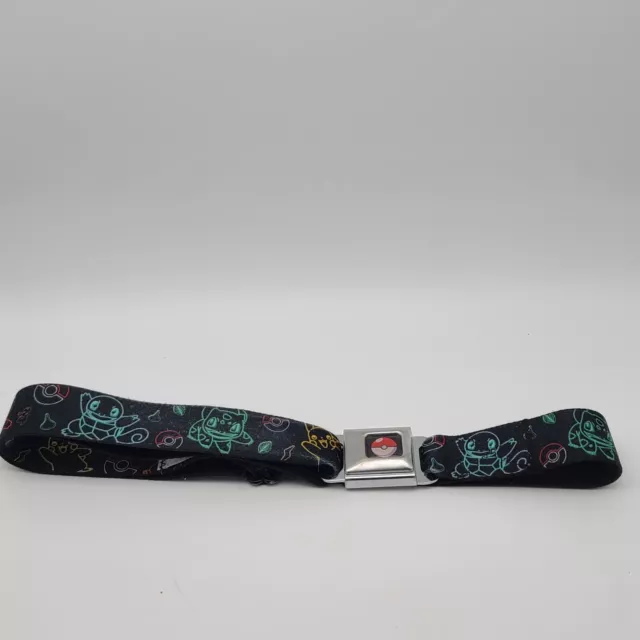 Pokemon Poke Balls Buckle Down Seatbelt Style Belt 2012 MADE IN THE USA