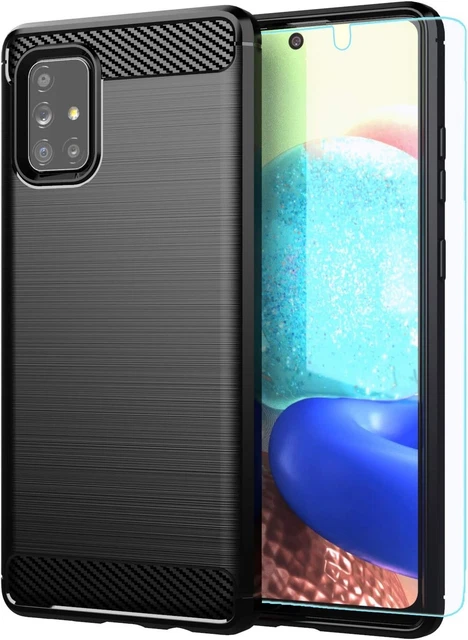 GALAXY A71 5G UW case with Screen Protector flexible rubber TPU