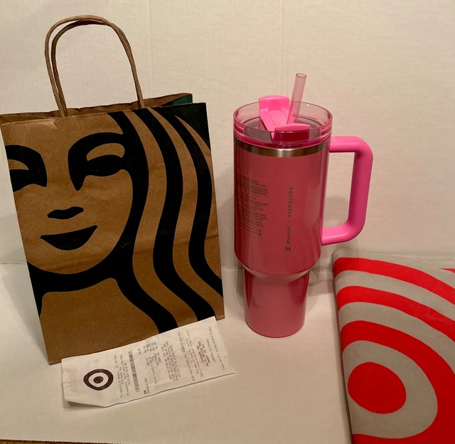 TARGET STANLEY X Starbucks 2024 Winter Pink 40oz Tumbler New Target