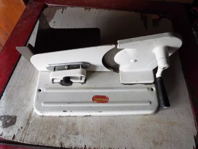 vintage  Sliv- A- King hand crank meat slicer