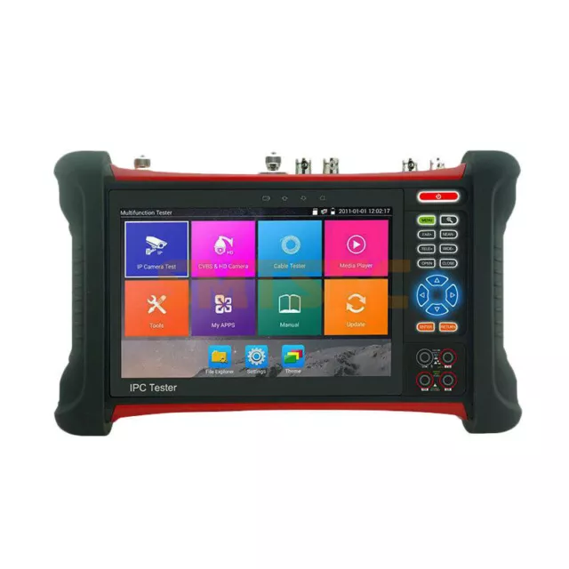 7" CCTV Tester Monitor H.265 IPC AHD+CVI+TVI+Analog+IP 6in1 Camera Tester X7-ADH