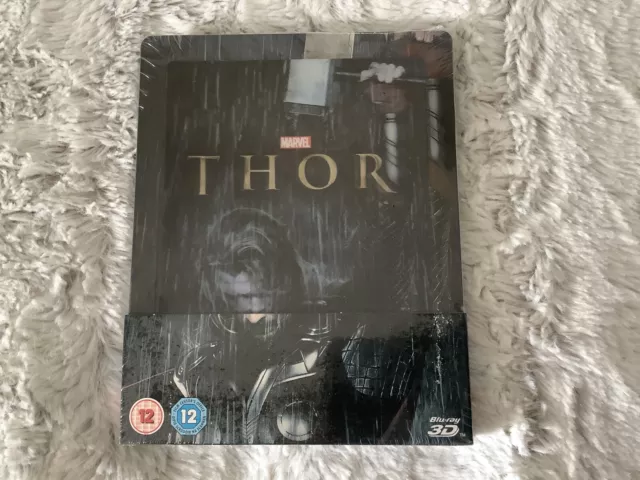 Thor Lenticular (Blu-Ray) Steelbook (Zavvi) (3D + 2D) (New / Sealed)