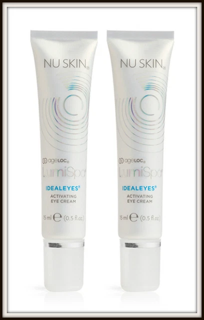 NEW! 2 x Nu Skin NuSkin ageLOC LumiSpa IdealEyes Activating Eye Cream