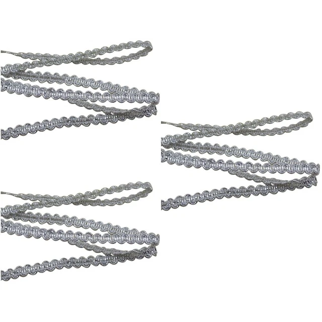 Juego de 3 cintas HAZLO TÚ MISMO trenzas GIMP decoración macramé cinta de yute interior