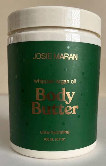 Josie Maran Whipped Argan Oil Body Butter Champagne Citrus NO PUMP 20 oz Sealed