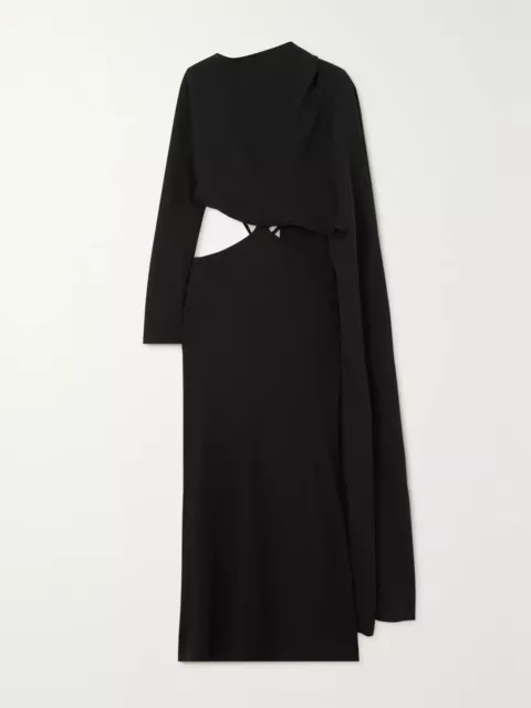 Valentino Cape-effect cutout silk midi dress - BNWT - RRP$8,500 USD + Tax 3