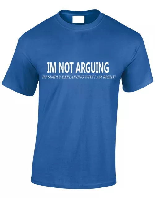 Im Not Arguing Mens T Shirt Funny Big Bang New Design Science Theory Sheldon