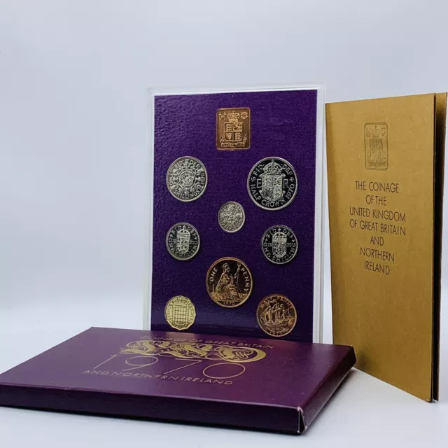 1970 Royal Mint 8 Coin Proof Year Set - Collectable / An Ideal Birthday Present