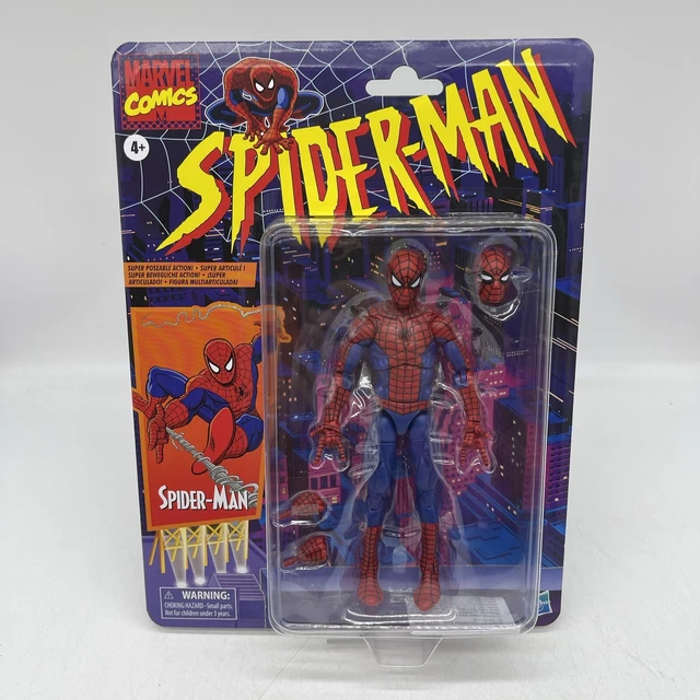 HASBRO RARE MARVEL Legends Spider-man Vintage Retro 6" Action Figure £ ...