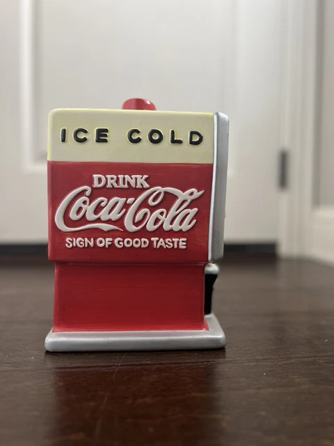 Coca Cola Ceramic Fountain Drink Cookie Jar