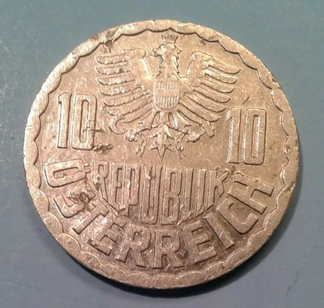Austria 10 Groschen coin 1992