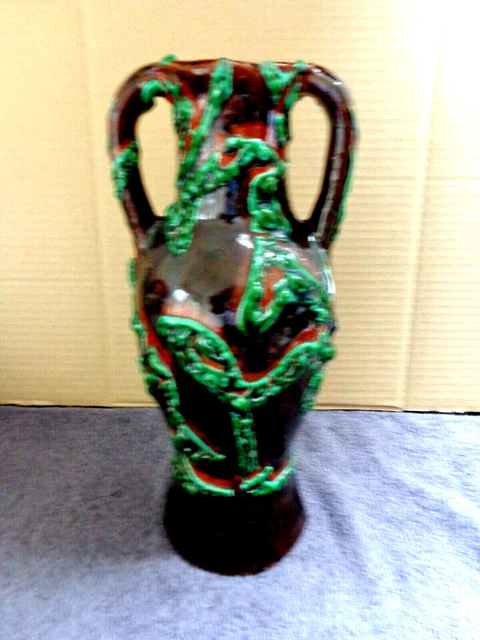 Vase Vintage Saint-Clément Vezelay N°9037 – Année 50, Style Art Déco