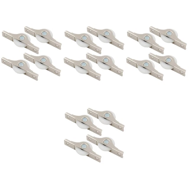 16 Pcs Sliding Closet Door Roller Barn Door Rollers Sliding Door Curtains Glider