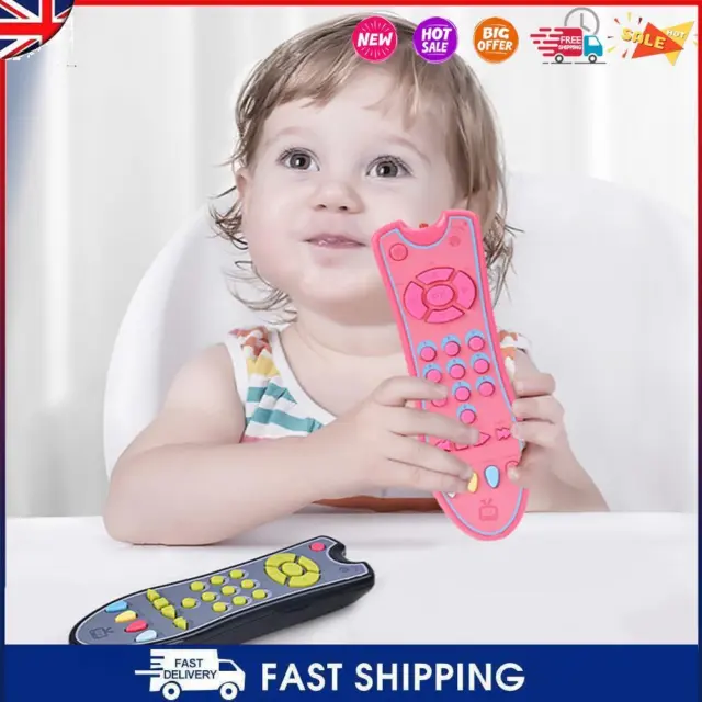 Simulation Musical Early Educational Toys 3 Language Modes TV Remote Control Toy