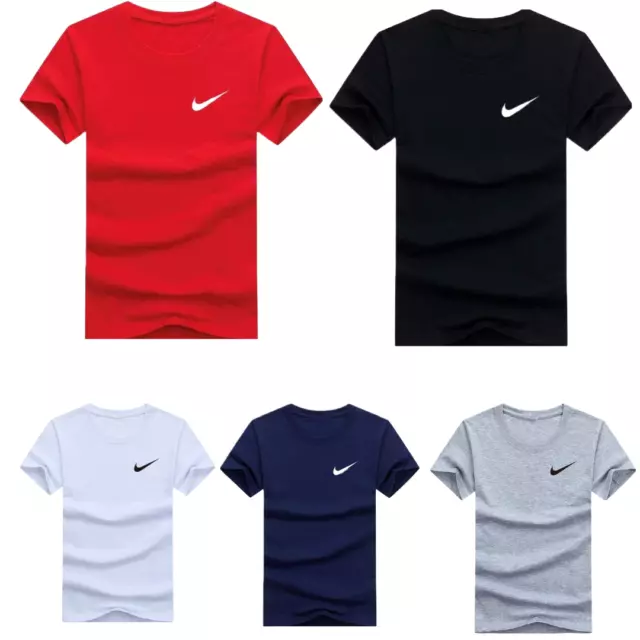 T-Shirt Uomo Donna Nike Logo Maglia Cotone Girocollo
