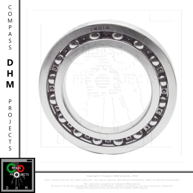 Cuscinetto radiale a sfere 16014ZZ CNC Reprap 3D printer scanner ciclop