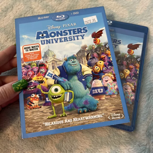 Monsters University - Blu-Ray, DVD •BRAND NEW• W~ Slipcover ! Disney Pixar