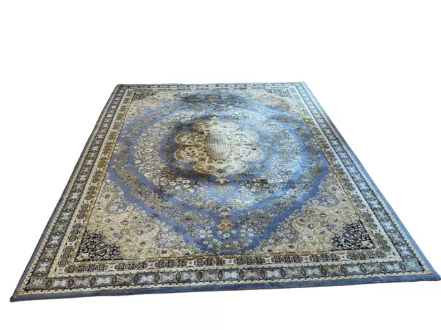 Ancien Grand Tapis Oman 3.50 X 2.50 Mètre Salon Salle A Manger Propylène Laine