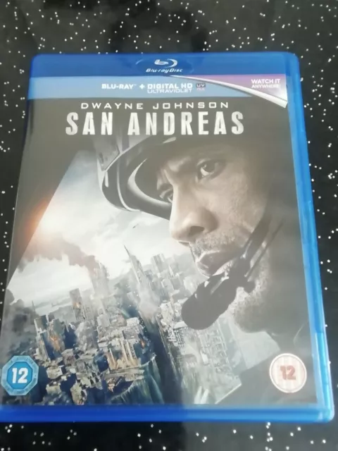 San Andreas Blu-Ray (2015) Dwayne Johnson, Peyton (DIR) cert 12. 