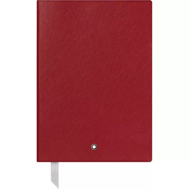 Montblanc Bloc Note Cahier 146 Rouge 116521 Rayures