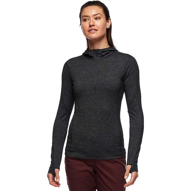 Black Diamond Women's Solution 150 Merino Quarter Zip Hoody Baselayer