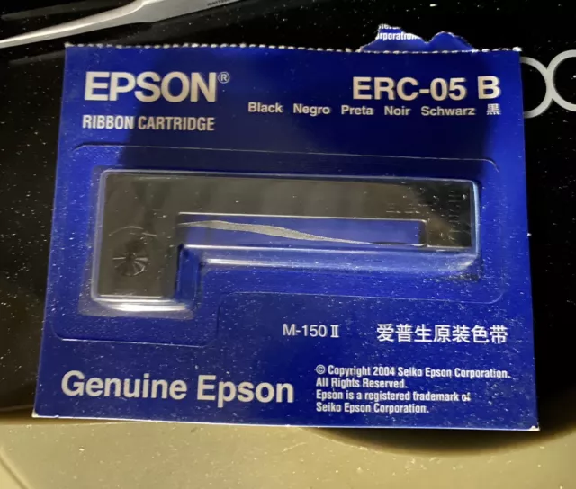 EPSON ERC-05 B Ribbon Cartridge, Black For Weighing Scales Etc